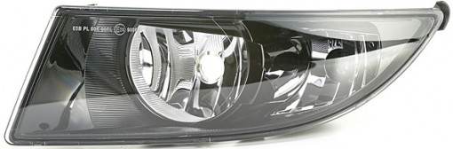 Proiector ceata Stanga (H8/P21W, cu lumini de zi; Mod. RS / Scout; negru) potrivit SKODA FABIA II, ROOMSTER, ROOMSTER PRAKTIK 07.06-05.15