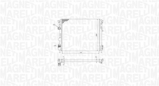 Radiator motor (Manual) potrivit DACIA LOGAN, LOGAN EXPRESS, LOGAN MCV; NISSAN KUBISTAR; RENAULT CLIO II, CLIO II/HATCHBACK, KANGOO, KANGOO EXPRESS, LOGAN I, THALIA I, THALIA II 1.2-2.0