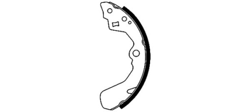 Sabot frana potrivit DAIHATSU APPLAUSE I, APPLAUSE II, CHARADE III; GEO METRO; ROVER CITYROVER; SUBARU JUSTY II; SUZUKI BALENO, LIANA, SWIFT, SWIFT II, SWIFT III; TATA INDICA 1.0-2.3 06.88-