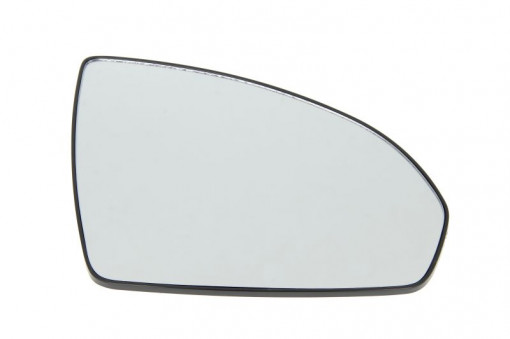 Sticla oglinda exterioara Dreapta (convexa, crom) potrivit SMART FORTWO 01.07-12.12