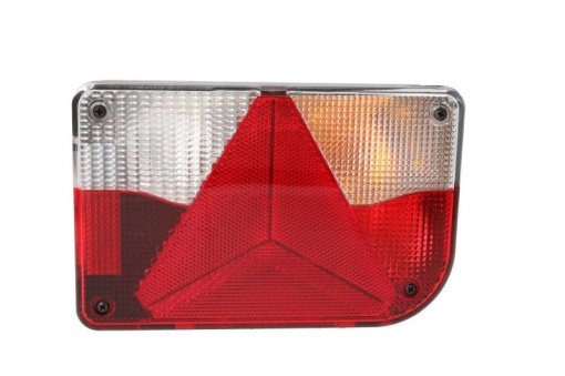Stop spate dreapta BBSKW 830 (C5W/P21/5W/P21W/PY21W, 12V, cu intermitent, cu far de ceață, lumina de marșarier, cu stop, lumină de parcare, cu iluminare placuta, reflector triunghiular, conector: Bayonet 5PIN)