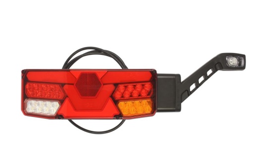 Stop spate dreapta (LED, 24V, cu intermitent, cu far de ceață, lumina de marșarier, cu stop, lumină de parcare, reflector, cu lampă cu braț prelungitor, cu un rezistor de sarcină indicator; cu sarcina la lumina de frana)