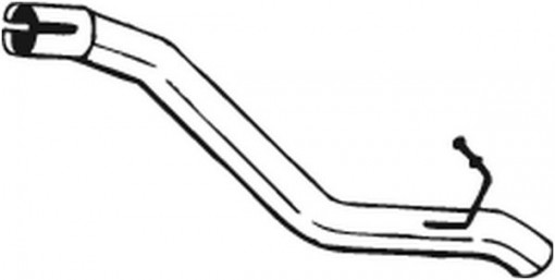 Teava esapament Spate potrivit OPEL ASTRA J 1.7D 10.10-10.15