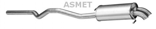 Toba finala esapament potrivit VW MULTIVAN T5, TRANSPORTER T5 1.9D 04.03-11.09