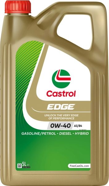 Ulei motor EDGE (4L) 0W40 ;API CF; SN; ACEA A3; B4; FORD M2C937 A; MB 229.3; MB 229.5; PORSCHE A40; VW 502.00; VW 505.00