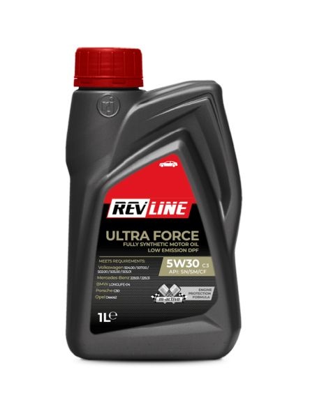 Ulei motor ULTRA FORCE (1L) 5W30 ;API CF; SM; SN; ACEA C3; BMW LL-04; DEXOS 2; MB 229.31; MB 229.51; PORSCHE C30; VW 502.00; VW 504.00; VW 505.00; VW 505.01; VW 507.00