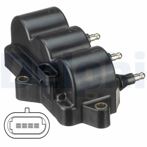 Bobina inductie potrivit CHEVROLET MATIZ, SPARK, SPARK/HATCHBACK; DAEWOO MATIZ 0.8/0.8LPG/1.0 09.98-