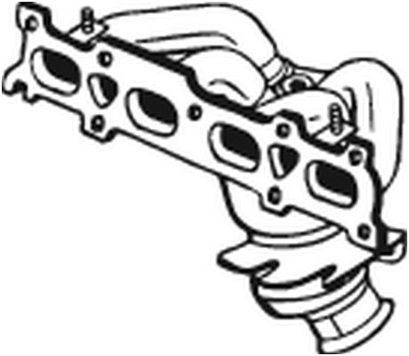 Catalizator potrivit CITROEN C4, C4 GRAND PICASSO I, C4 I, C4 PICASSO I, C5 II, C5 III, C5/KOMBI; PEUGEOT 307, 308, 308 I, 407 1.8-2.0ALK 09.04-
