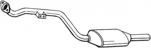 Catalizator potrivit MERCEDES C T-MODEL (S202), C (W202), CLK (A208), CLK (C208), E T-MODEL (S210), E (W210) 1.8/2.0/2.3 03.93-06.02