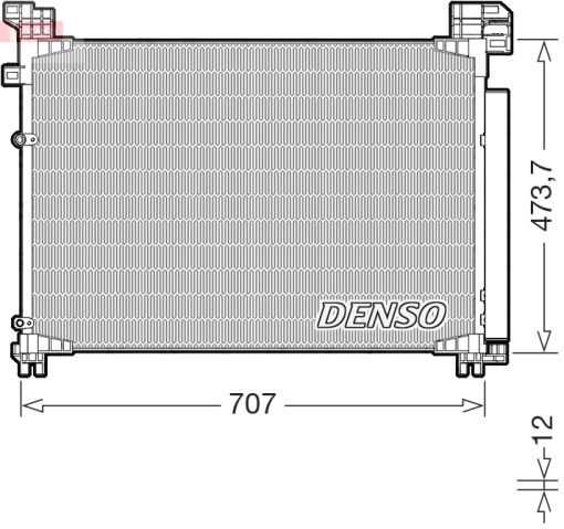 Condensator climatizare (cu uscator) potrivit LEXUS RX 2.0/3.5/3.5H 10.15-