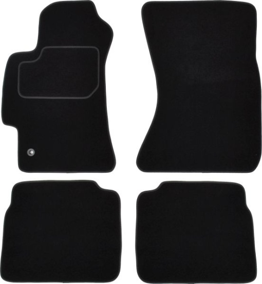 Covoras podea cauciuc MAMMOOTH Velours, 4 buc, fata/spate, set, culoare negru, potrivit SUBARU LEGACY IV 09.03-12.09, Saloon