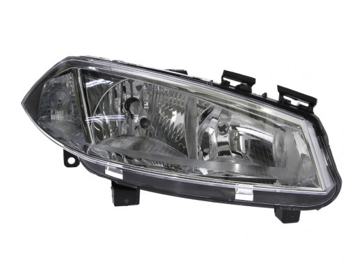 Far Dreapta (halogen, H1/H7/W5W, electric, fara motoras, culoare insertie: cromat, culoare semnalizator: transparent) potrivit RENAULT MEGANE I, MEGANE I CLASSIC -12.05