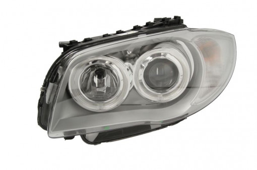 Far Stanga (bi-xenon, D1S/H7, electric, cu motor, pentru invertorul de tip 5GL, culoare insertie: cromat, culoare semnalizator: transparent) potrivit BMW 1 (E87) 11.03-01.06