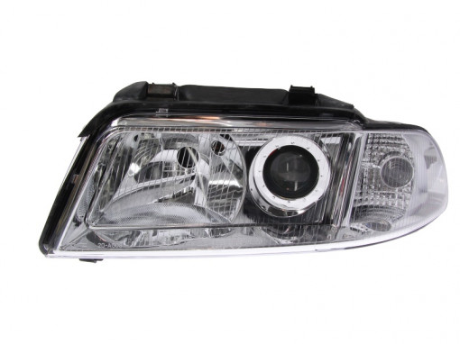 Far stanga (H7, reglaj electric, fundal cromat) AUDI A4 1998-2001
