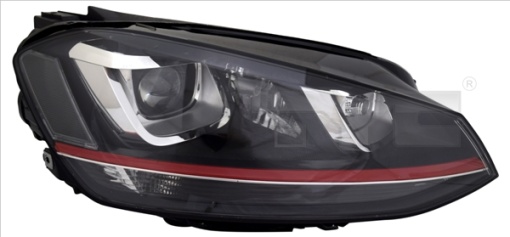 Fat stanga (D3S/H7/PW24W, cu motor, fara unitate control lumini) potrivit VW GOLF VII 08.12-12.20