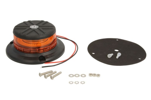 Girofar (portocaliu, 12/24V, LED, 3-puncte fixare, numar programe: 3)