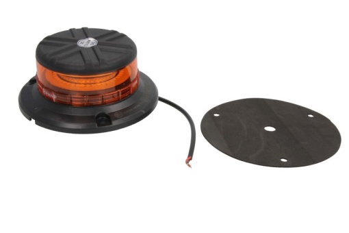 Girofar (portocaliu, 12/24V, LED, fixare cu surub, numar programe: 3)