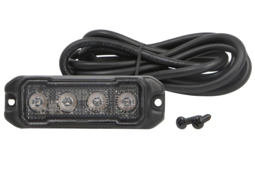 Girofar; STROBEFAB I (portocaliu, 9/12/24/30V, LED, LEDx4, fixare orizontala, nr. programe: 10, directional, lungime cablu ; 1,5m)
