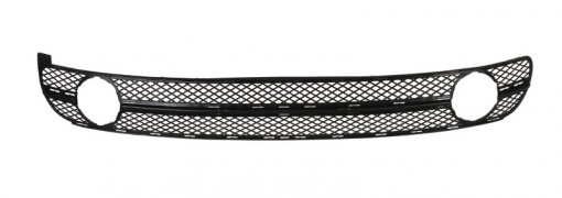 Grila bara cu locas proiector, plastic, negru potrivit VW NEW BEETLE 01.98-10.10 01.98-12.00