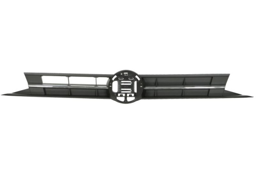 Grila radiator (cu dunga, crom/negru) potrivit VW POLO VI 1.0-2.0 06.17- 09.17-