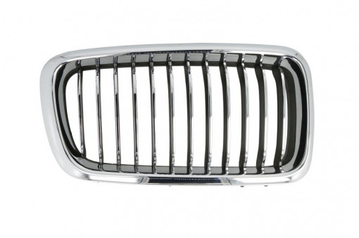 Grila radiator Dreapta (crom/negru) potrivit BMW 7 (E38) 2.5D-5.4 03.94-11.01 -11.01