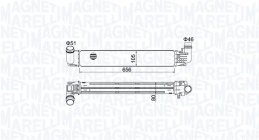 Intercooler potrivit DACIA DUSTER, DUSTER/SUV; RENAULT DUSTER 1.5D 04.10-