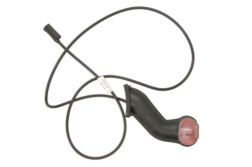 Lumina clarificare dreapta; ECOPOINT, negru/portocaliu/alb, R5W, suprafata, lungime cablu 1250mm, pe brațul mediu-lung, 24V (cu clema pentru fir plat, ECOPOINT)