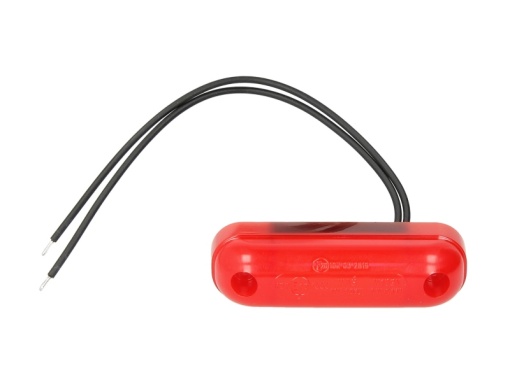 Lumina clarificare lumini stanga/dreapta, forma: dreptunghiular, rosu, LED, 12/24V