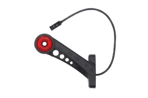 Lumina clarificare stanga, rosu/alb, LED, 12/24V (cu clemă pentru fir plat, conector: CLICK-IN/JAEGER)