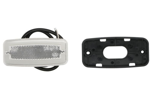 Lumina delimitare stanga/dreapta, forma: oval, alb, LED, inaltime 52mm; latime 110,8mm; adancime 20,5mm lungime cablu 500mm, fara prindere, 12/24V (tip: neon, IP68)