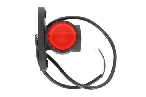 Lumina delimitare stanga/dreapta, portocaliu/rosu/alb, LED, inaltime 100mm; latime 55mm; adancime 64mm, lungime cablu 500mm, brat scurt, 12/24V (triple HOR 77)