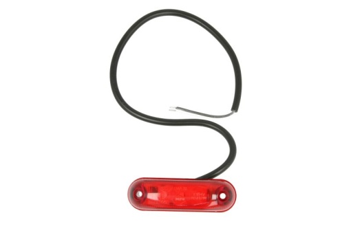 Lumina delimitare stanga/dreapta, rosu, LED, inaltime 24mm; latime 83mm; adancime 29,5mm lungime cablu 450mm, 12/24V