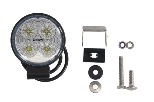 Lumina lucru (LED, 12/24V, 2000lm, numar elemente LED: 4, diametru: 87mm, lungime cablu: 0,5m)