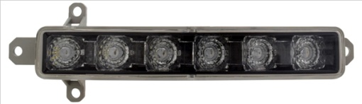 Lumini zi fata stanga/dreapta (LED, negru) potrivit CITROEN JUMPY III, SPACETOURER; OPEL VIVARO C, ZAFIRA LIFE; PEUGEOT EXPERT, TRAVELLER 03.16-