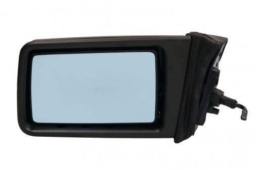 Oglinda laterala Stanga (mecanic, plat, albastru) potrivit MERCEDES 124 (A124), 124 (C124), 124 T-MODEL (S124), 124 (W124), 190 (W201), E (A124), E (C124), E T-MODEL (S124), E (W124)