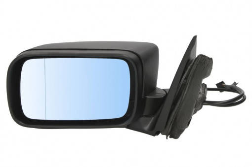 Oglinda stanga electrica asferica, incalzita, albastru, pliere electrica BMW Seria 3 E46