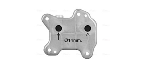 Radiator ulei potrivit OPEL ASTRA H, ASTRA H GTC, ASTRA H/KOMBI, MERIVA A 1.7D 09.03-10.10