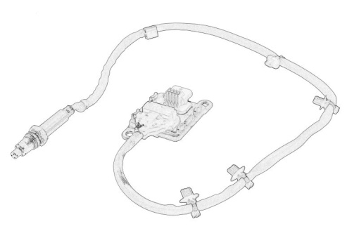 Senzor NOx injectie aditiv potrivit DACIA SANDERO II 0.9-1.5D 10.12-