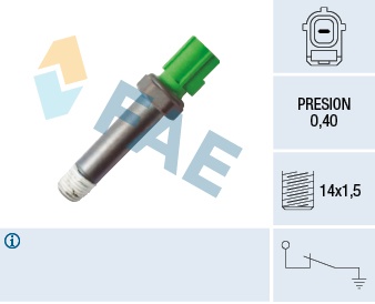 Senzor presiune ulei (1 pin; verde) potrivit JAGUAR S-TYPE II, XF I, XF II, XF SPORTBRAKE, XJ; LAND ROVER DISCOVERY III, DISCOVERY IV, RANGE ROVER IV 2.7D/3.0D/3.0DH 06.04-