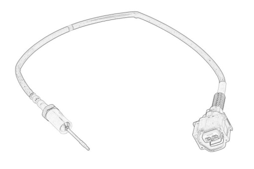 Senzor temperatura evacuare (2PIN) potrivit ISUZU D-MAX II, D-MAX III 06.12-