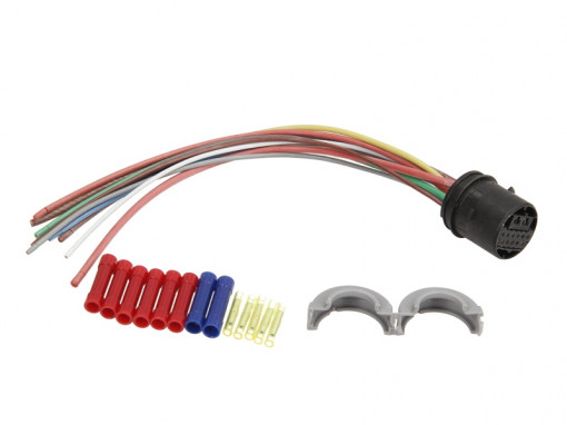Set cabluri pentru usa din spate (200mm, numar pini: 11, cu dop; fara acoperire; pentru vehicule cu geam electric, Dreapta/Stanga) potrivit OPEL ZAFIRA A 1.6-2.2D 04.99-06.05