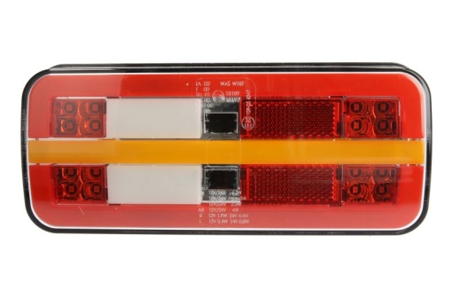 Stop spate stanga/dreapta (LED, 12/24V, cu intermitent, cu lumini ceata, lumina de marșarier, cu stop, lumina de parcare, cu iluminare placuta, reflector, rear clearance, lungime cablu: 0,2m)