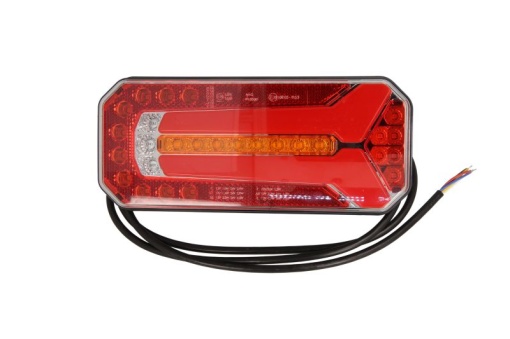 Stop spate stanga/dreapta W150DD (LED, 12/24V, cu intermitent, cu lumini ceata, cu stop, lumina de parcare, cu iluminare placuta, reflector, indicator dinamic)