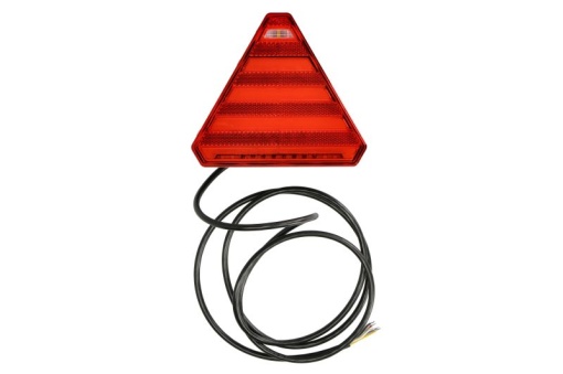 Stop spate stanga (LED, 12/24V, cu intermitent, lumina de marșarier, cu stop, lumina de parcare, reflector triunghiular, indicator dinamic, lungime cablu: 0,2m, 163x143x40mm)