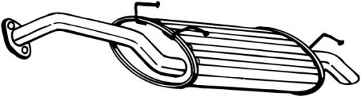 Toba finala esapament potrivit HYUNDAI ACCENT, ACCENT I, ACCENT II 1.3/1.5/1.5D 10.94-11.05