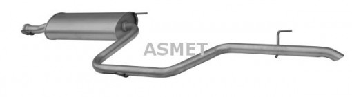 Toba finala esapament potrivit MERCEDES V (638/2), VITO (W638) 2.3D 02.96-07.03