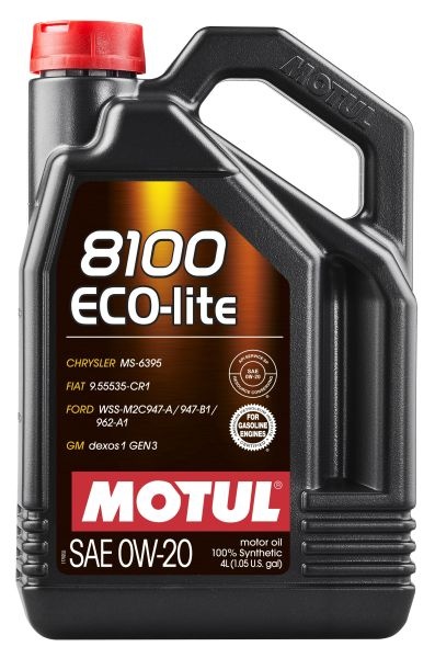 Ulei motor 8100 (4L) 0W20 ;API RC; SP; CHRYSLER MS-6395; DEXOS1 GEN2; DEXOS1 GEN3; FIAT 9.55535 CR1; FORD M2C947 A; FORD M2C947 B1; FORD M2C962 A1; HONDA; HYUNDAI; KIA; LEXUS; MAZDA; MITSUBISHI; NISSA