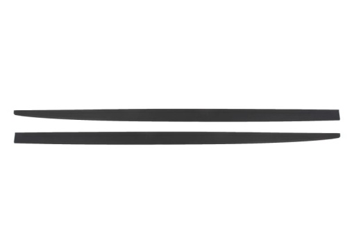 Bandou protectie prag stanga/dreapta (negru-mat, pachet M, set) potrivit BMW 1 F20, F21 11.10-03.15
