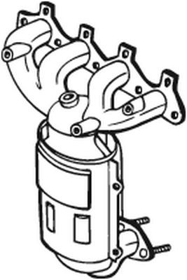 Catalizator potrivit HYUNDAI GETZ 1.1 09.02-06.09