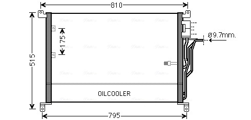 Condensator climatizare potrivit AUDI A8 D3 2.8-6.0 10.02-07.10